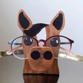 Handmade Glasses Stand Lovely Horse