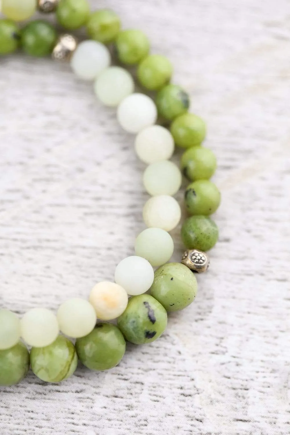 Heart Chakra Double Wrap Bracelet