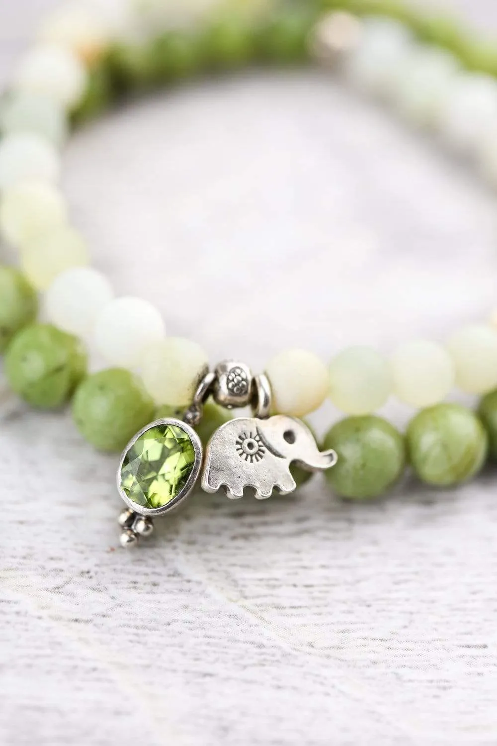 Heart Chakra Double Wrap Bracelet