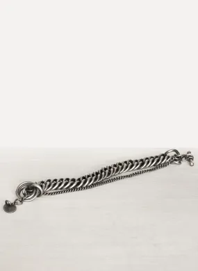 Heavy Silver Chain Bracelet