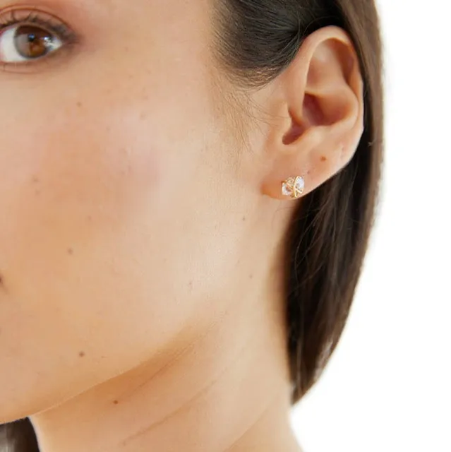 Herkimer Diamond Studs