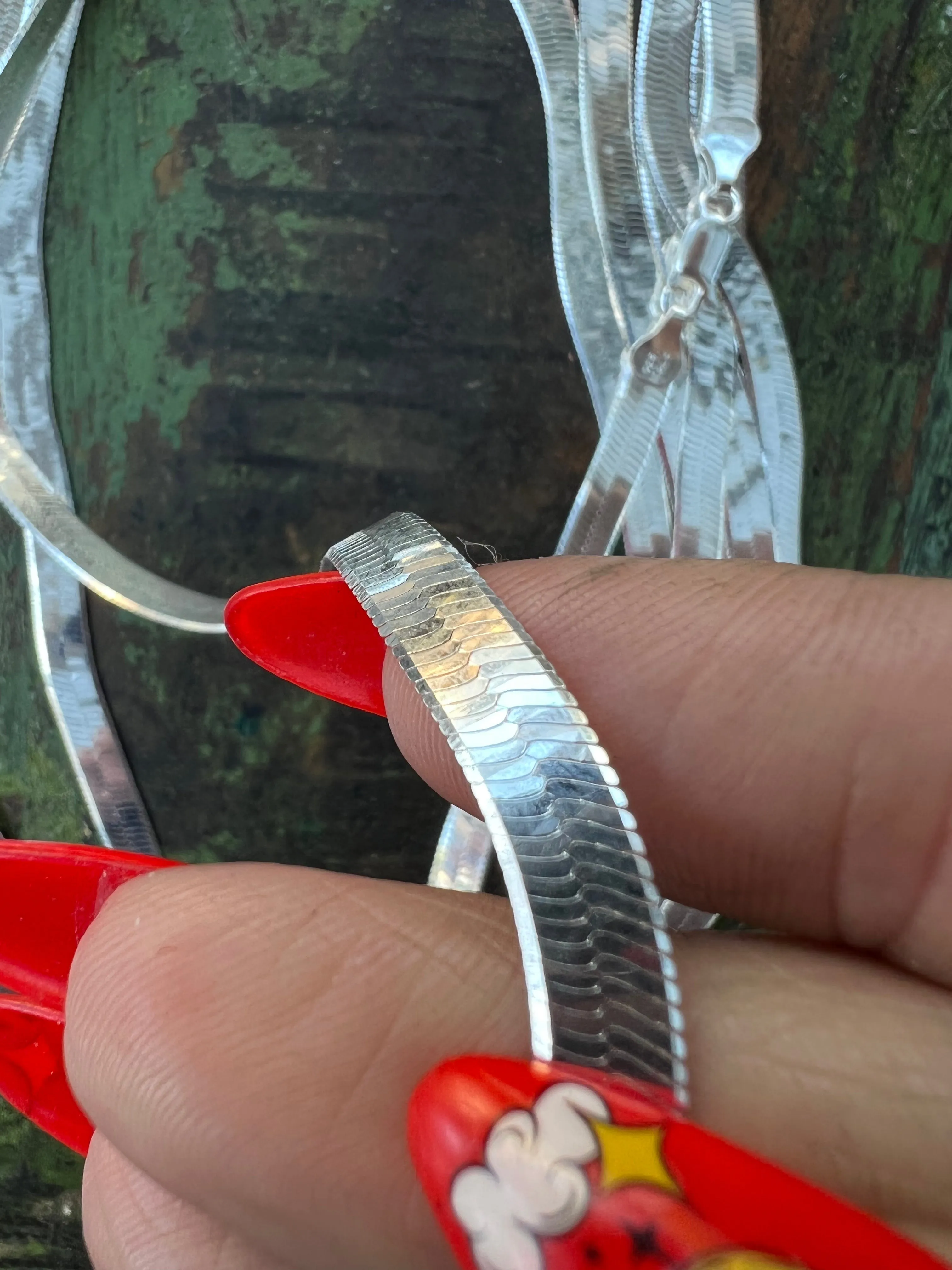 Herringbone Sterling Silver Chain 5.5mm