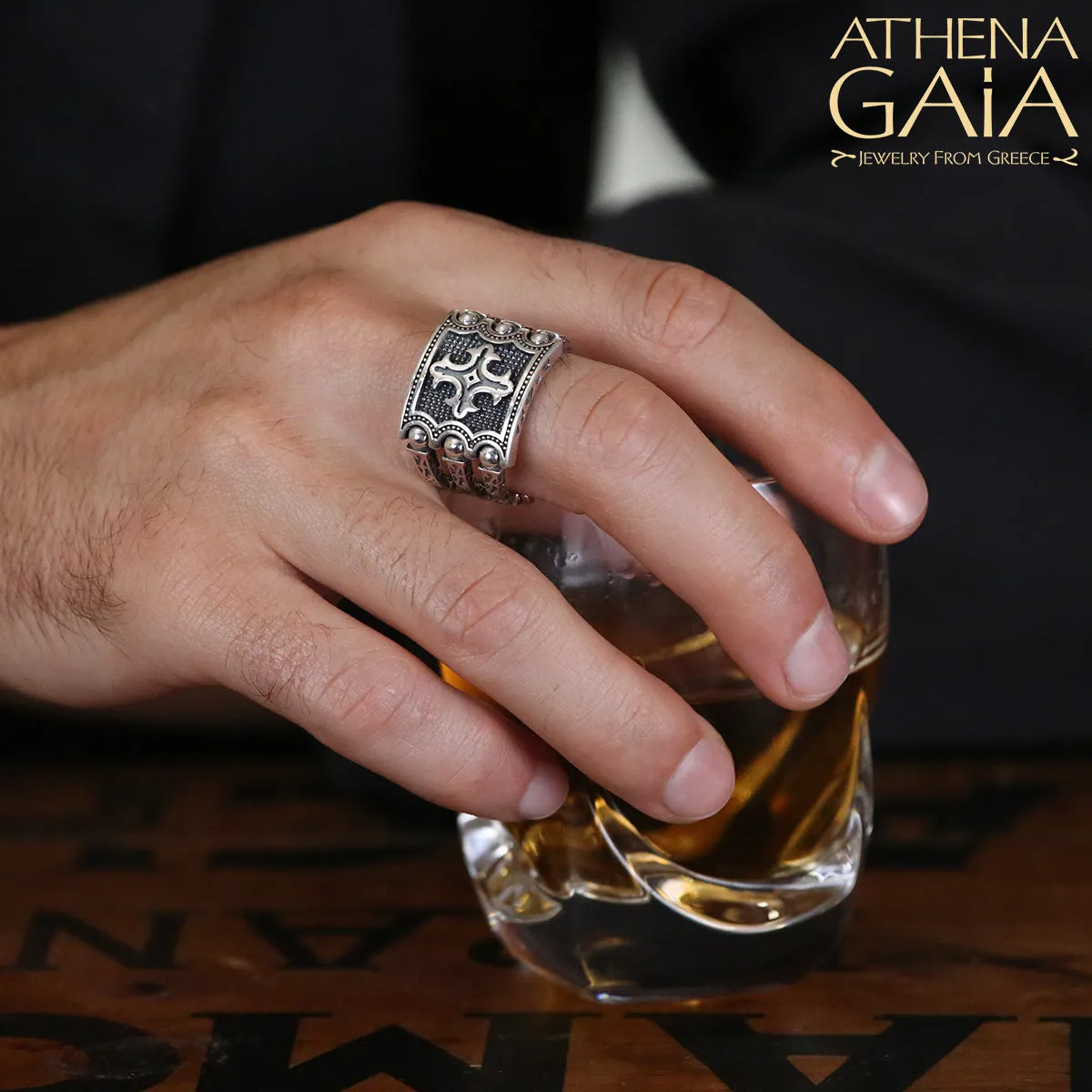 Hinged Triple Bar Ring