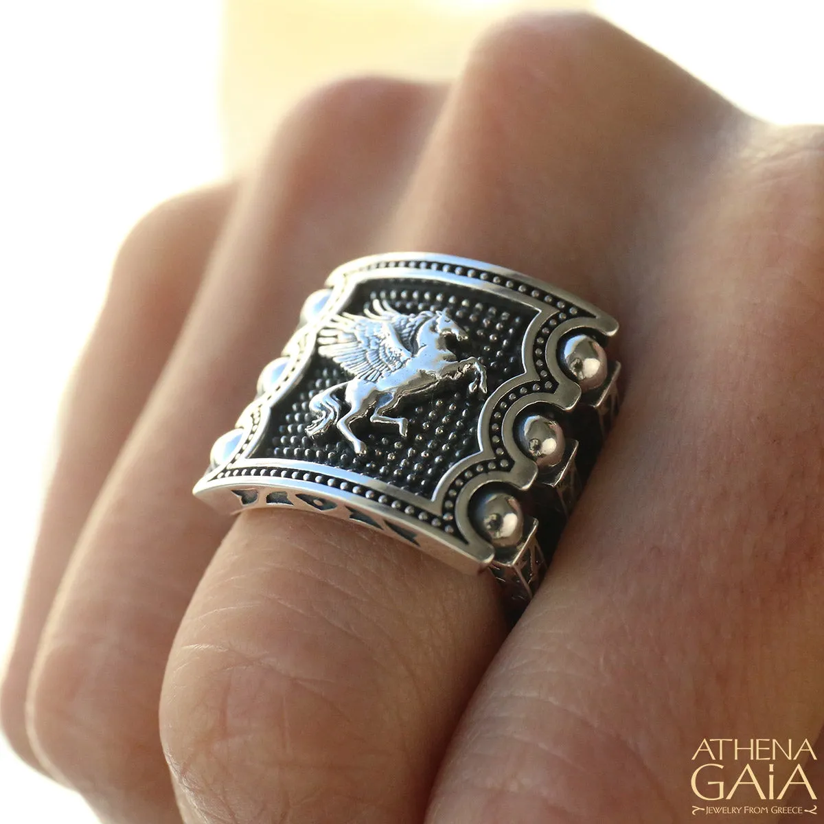 Hinged Triple Bar Ring