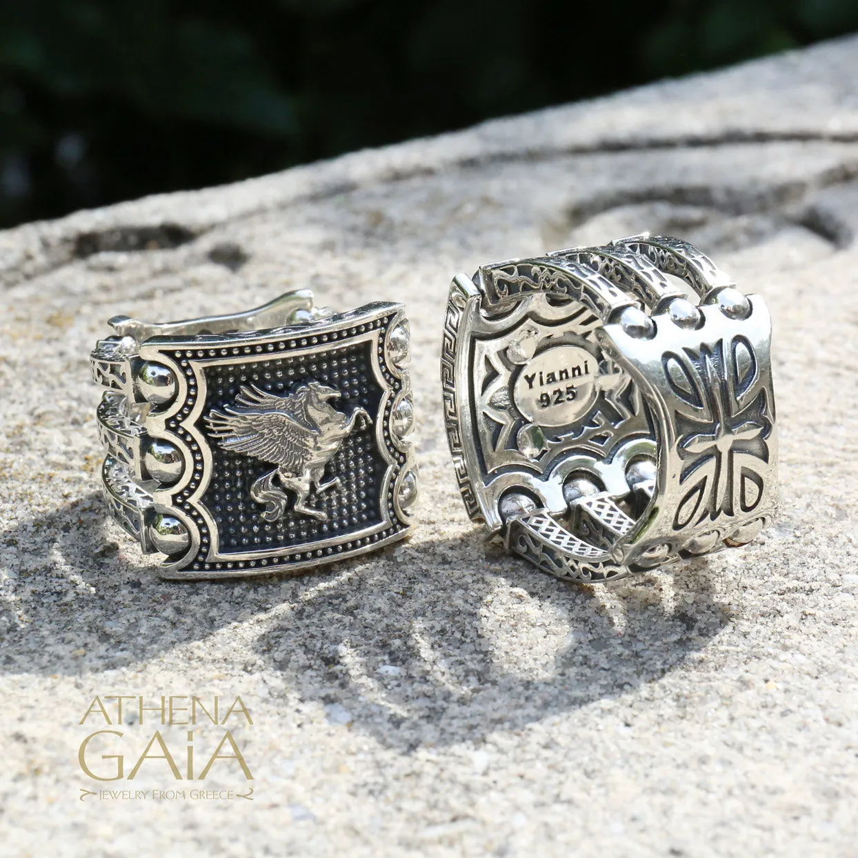 Hinged Triple Bar Ring