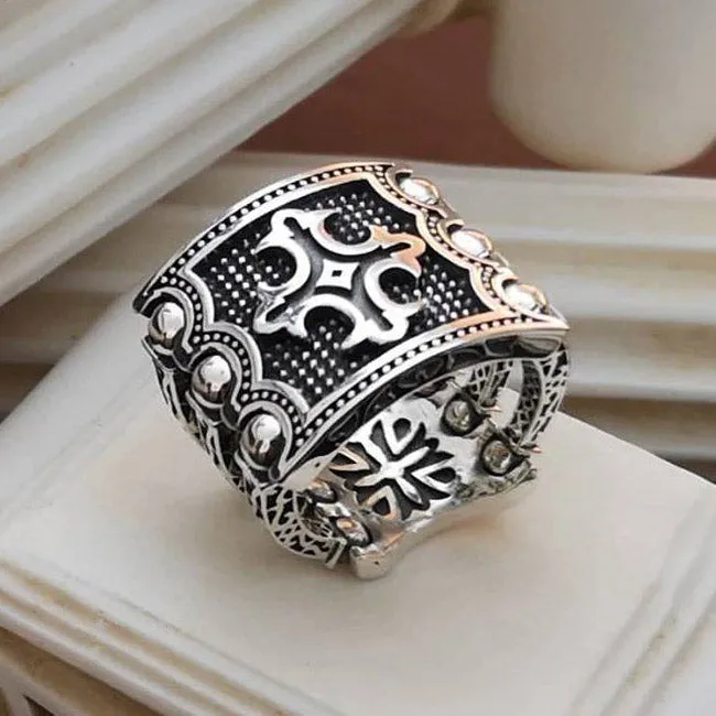 Hinged Triple Bar Ring