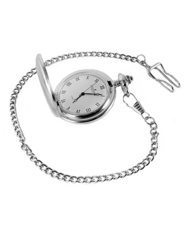 Hunter Pocket Watch - Silver
