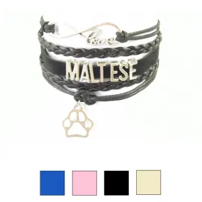 Infinity Love Maltese Bracelet