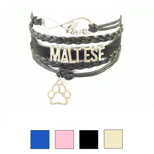 Infinity Love Maltese Bracelet