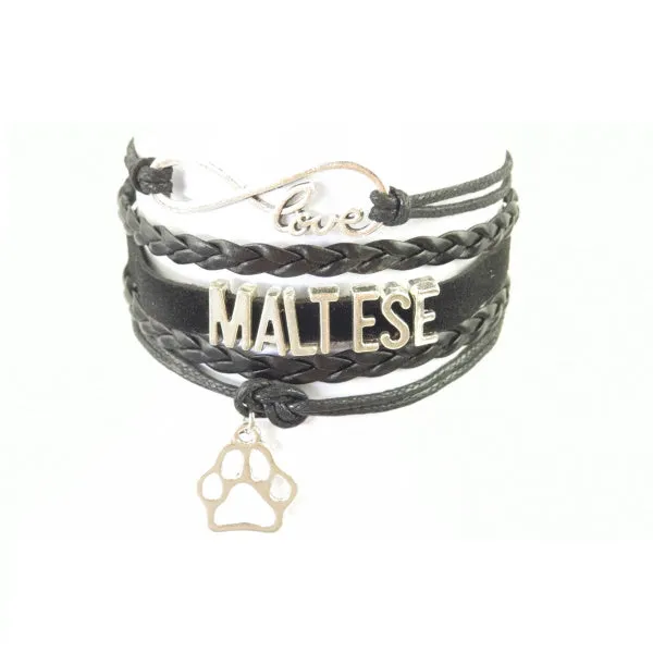 Infinity Love Maltese Bracelet