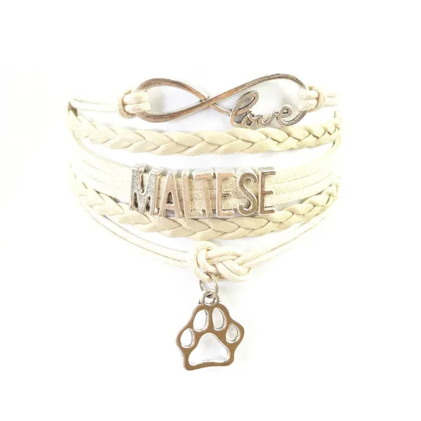 Infinity Love Maltese Bracelet
