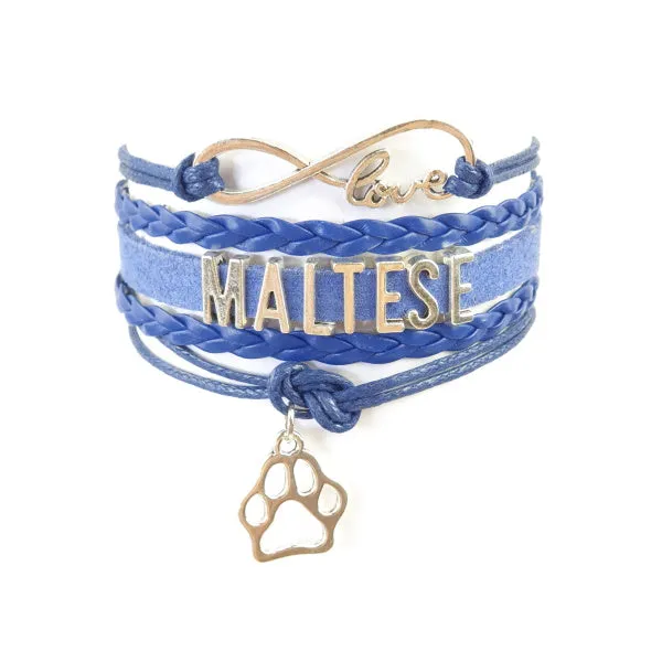Infinity Love Maltese Bracelet