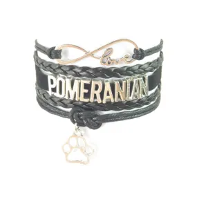 Infinity Love Pomeranian Bracelet