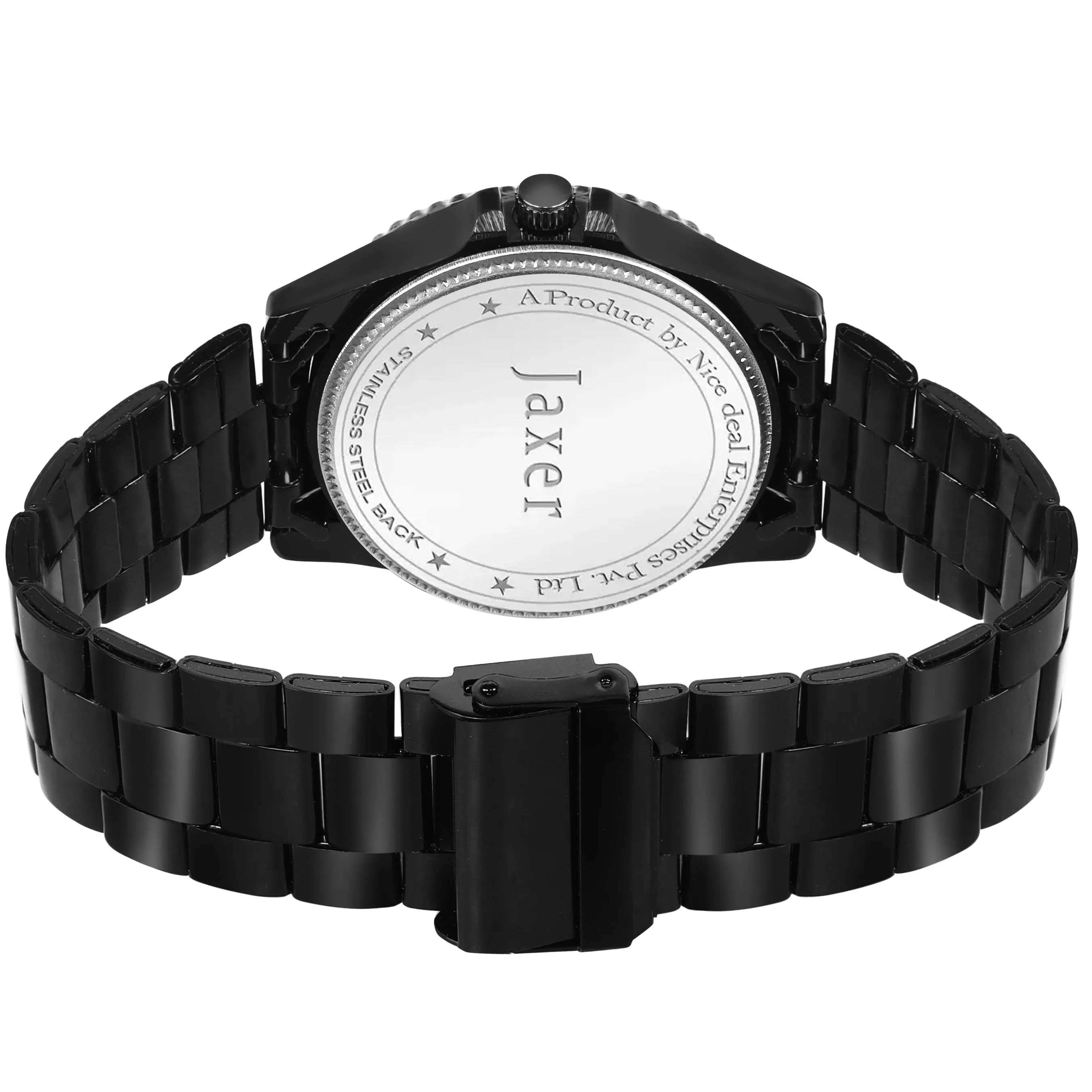 Jaxer Blue Dial Steel Chain Analog Wrist Watch for Men - JXRM2186