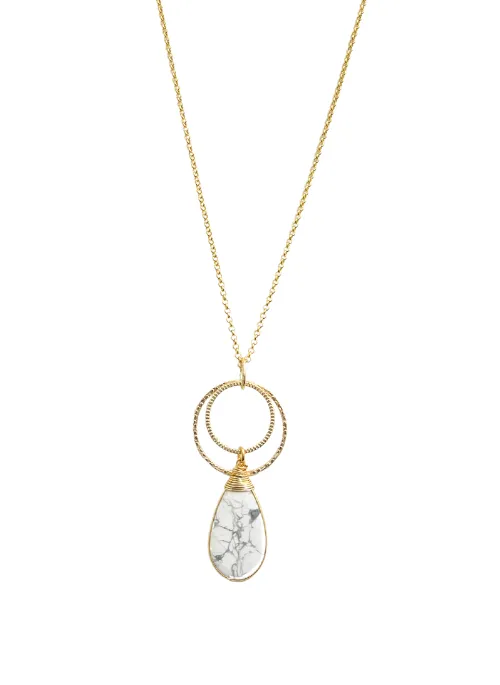 Jennie Howlite Necklace