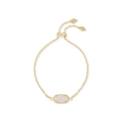 Kendra Scott Elaina Bracelet with Drusy Stone and Adjustable Bolo Style Clasp