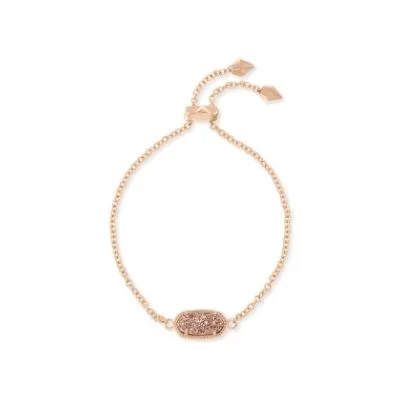 Kendra Scott Elaina Bracelet with Drusy Stone and Adjustable Bolo Style Clasp