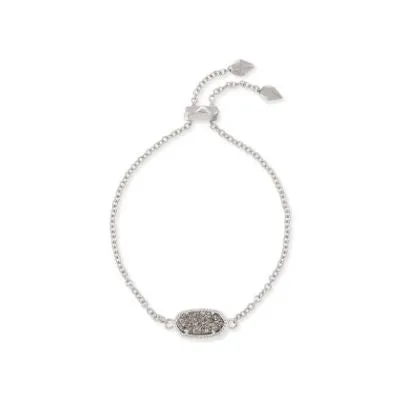 Kendra Scott Elaina Bracelet with Drusy Stone and Adjustable Bolo Style Clasp