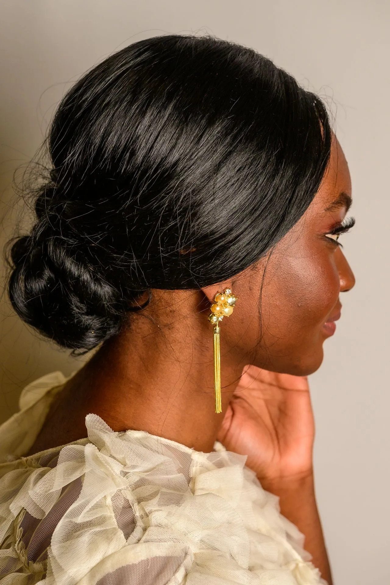 Keshi Tassel Earrings