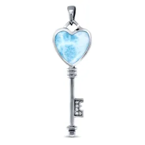 Key Heart Necklace - Nkey000-00