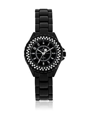 Kim & Jade Unisex-Adult Analogue Classic Quartz Watch with Stainless Steel Strap 2033L-BB