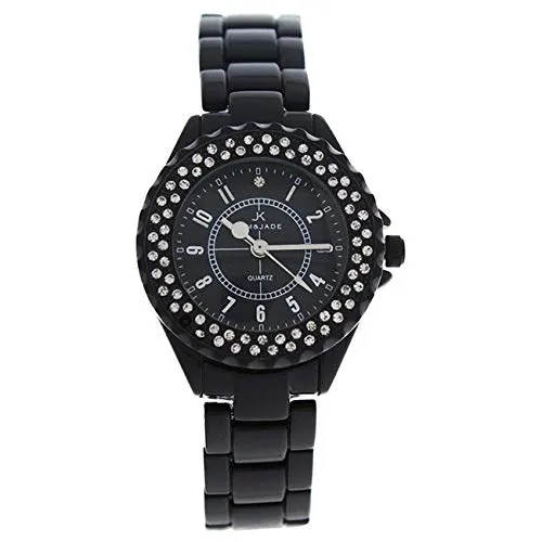 Kim & Jade Unisex-Adult Analogue Classic Quartz Watch with Stainless Steel Strap 2033L-BB