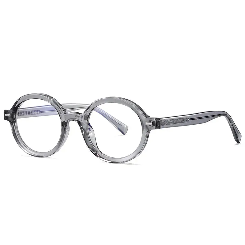 Kocolior Unisex Full Rim Oval Acetate Hyperopic Reading Glasses 2092