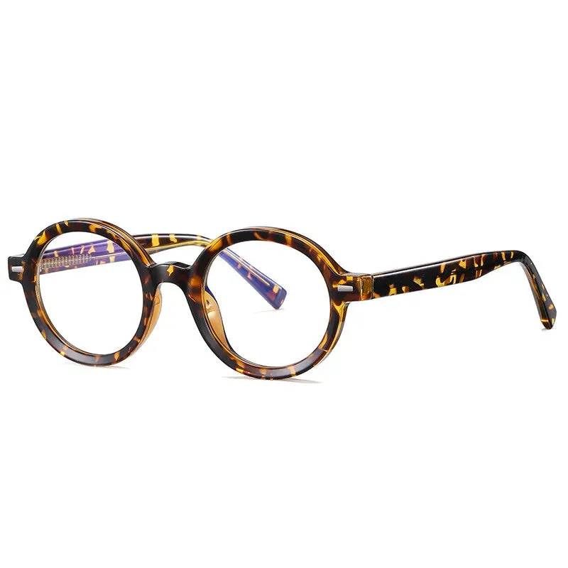 Kocolior Unisex Full Rim Oval Acetate Hyperopic Reading Glasses 2092
