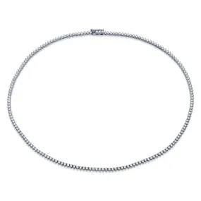 Lab Created Diamond Tennis Necklace