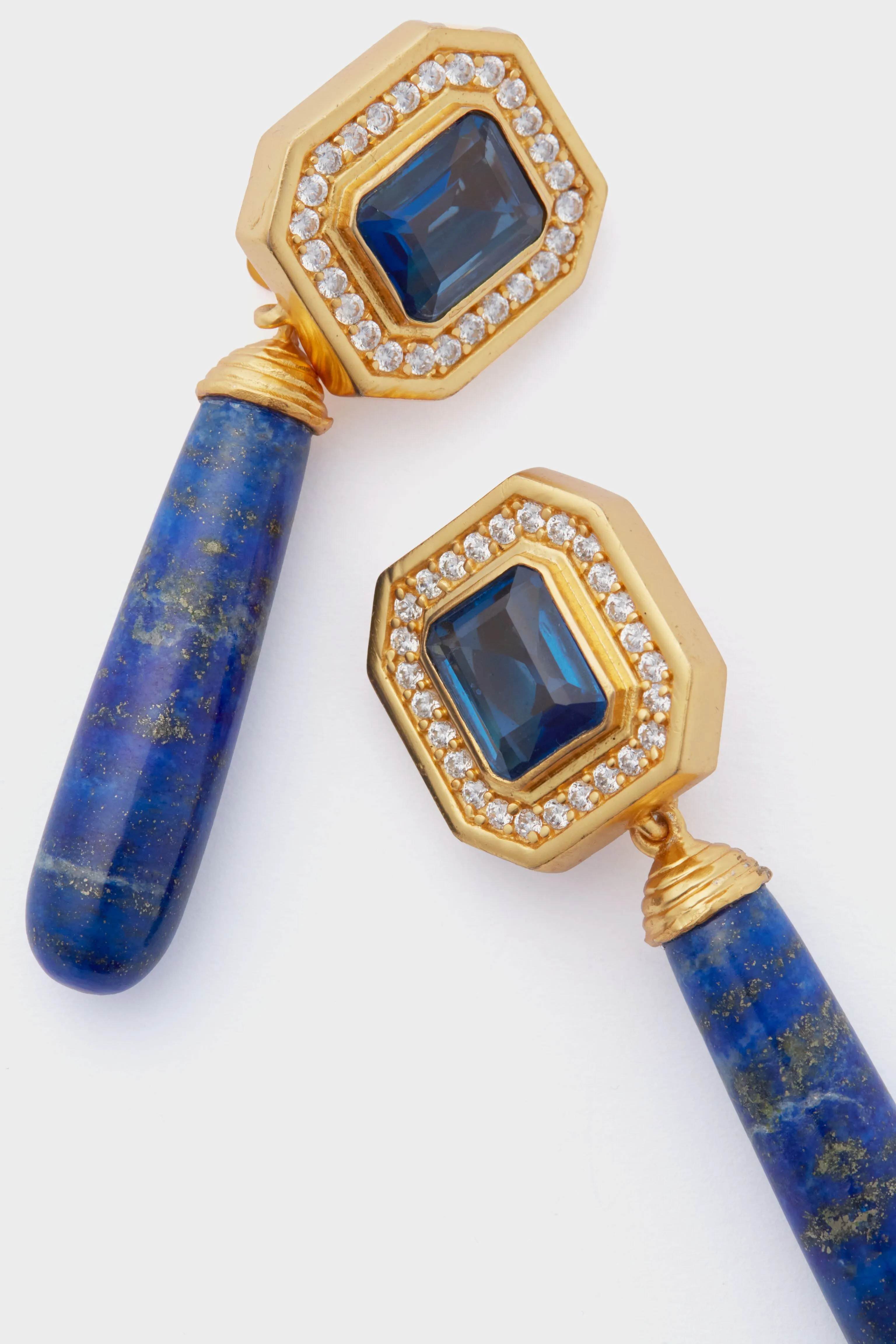 Lapis Christina Earrings