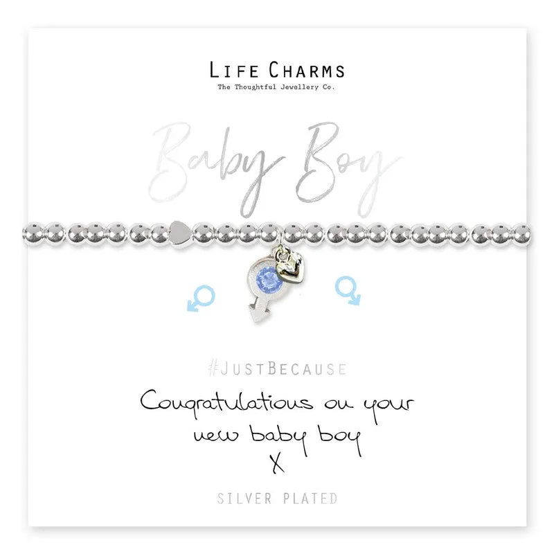 Life Charms Baby Boy Bracelet