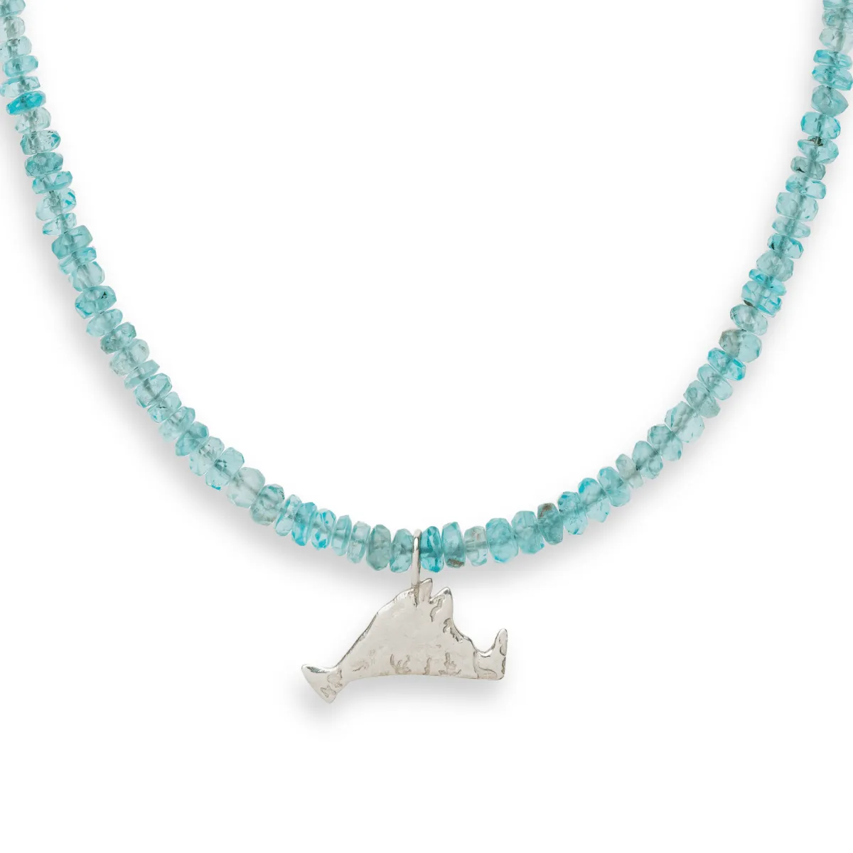 Martha's Vineyard Apatite Gemstone Pendant Necklace