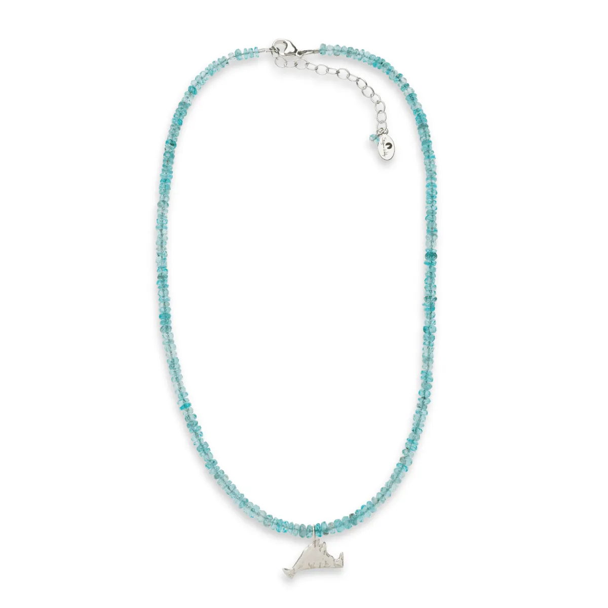 Martha's Vineyard Apatite Gemstone Pendant Necklace