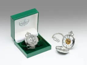 Mechanical Pewter Pocket Watch - Dad