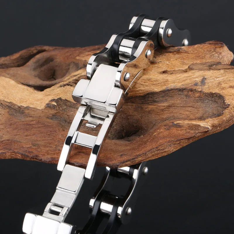 Men's Woven Titanium Steel Bracelet - Simple and Stylish European-American Design