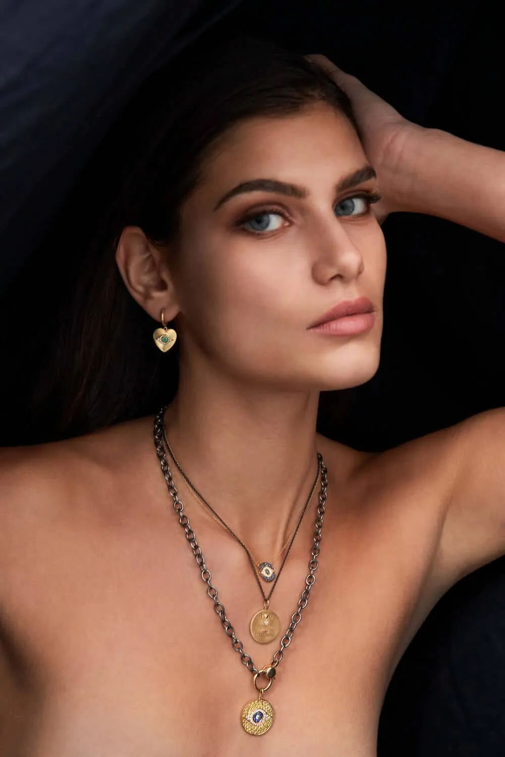 Mini Dawn Blue Necklace Y