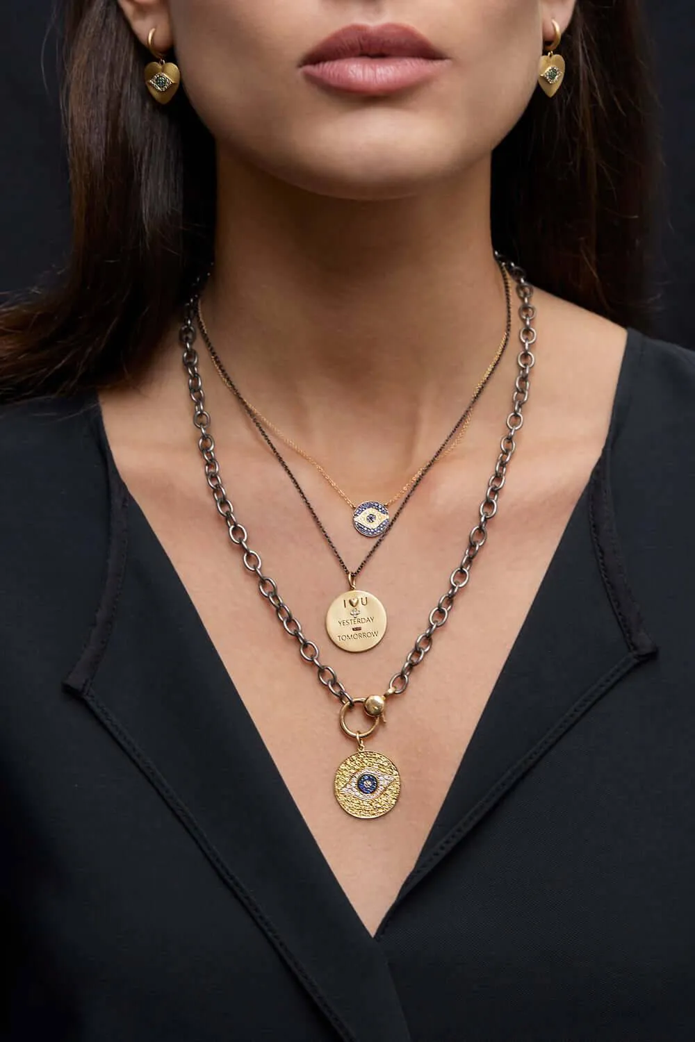 Mini Dawn Blue Necklace Y