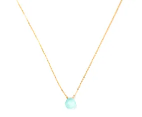 Mint Green Gemstone Necklace
