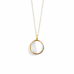 Mother of Pearl Porthole Necklace