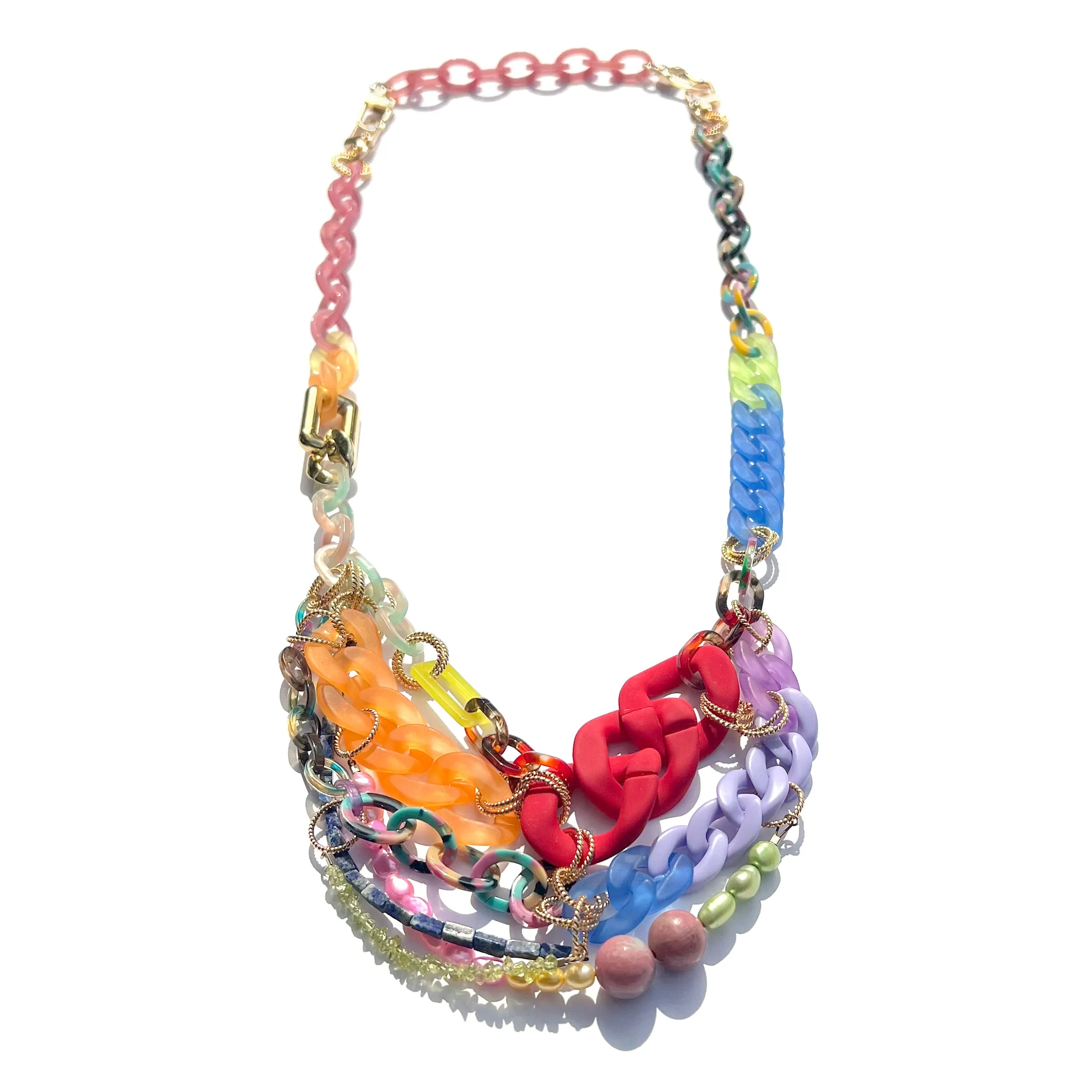 MPR x THE IMAGINARIUM: One Gold Rectangle Necklace