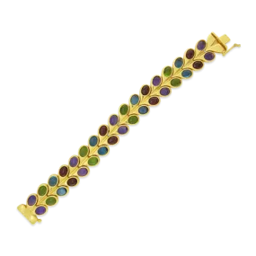 Multi-gem Estate Bracelet