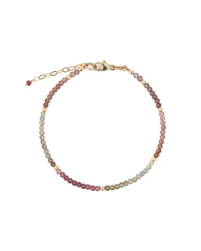 Multi Sapphire Beaded Bracelet | 2.5mm