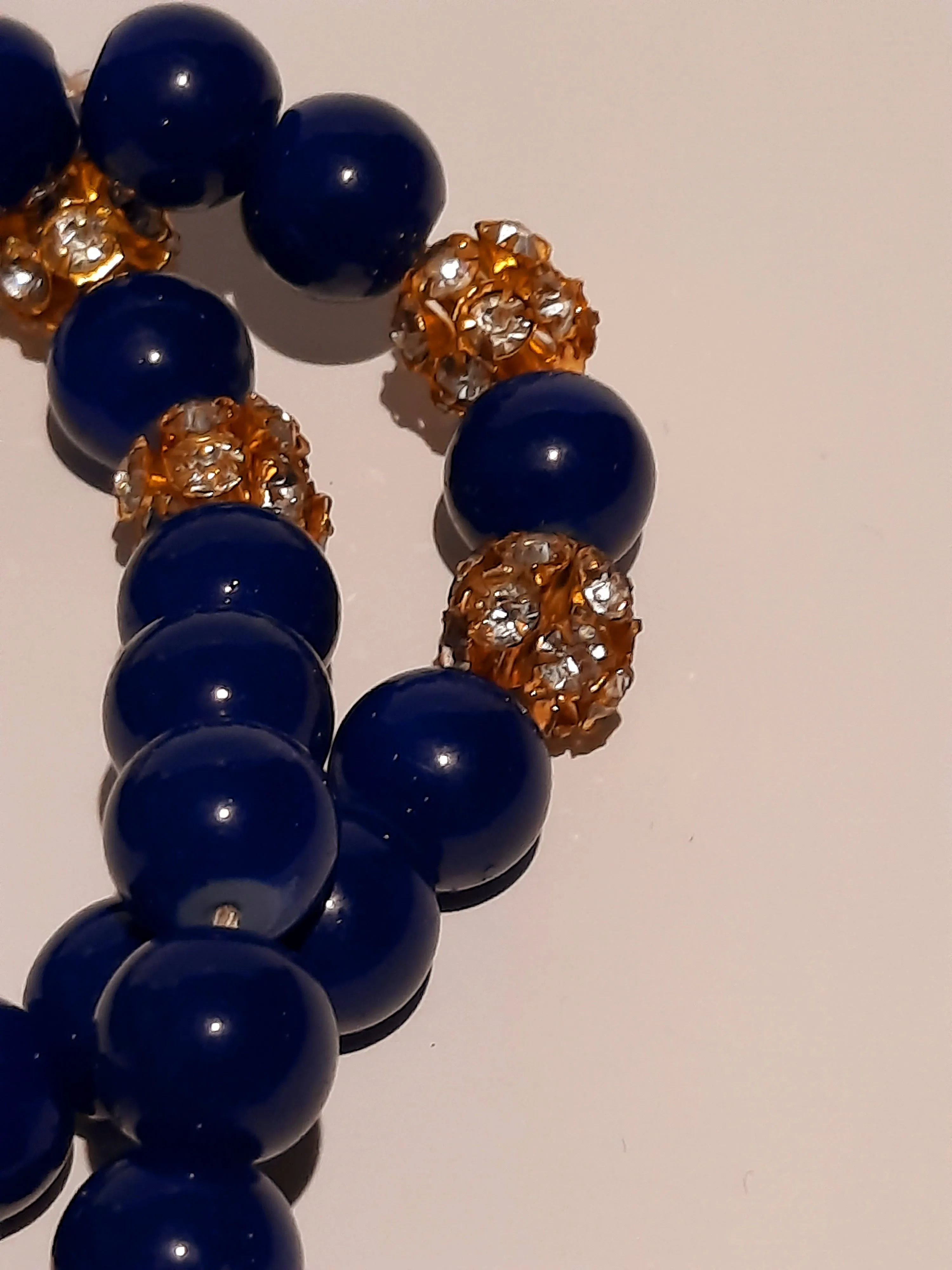 NATASHAHS BLUE STONES LOH-E-QURANI LOCKET - MAALA STYLE