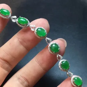 Natural Jade Bracelet Jadeite Bracelet NBT12