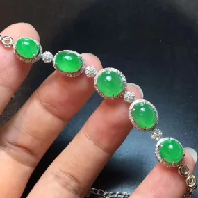 Natural Jade Bracelet Jadeite Bracelet NBT21