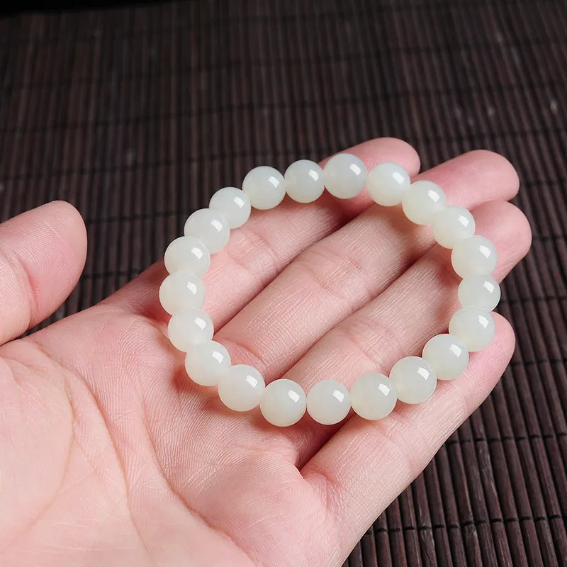 Natural Jade Bracelet Nephrite Bracelet WB22