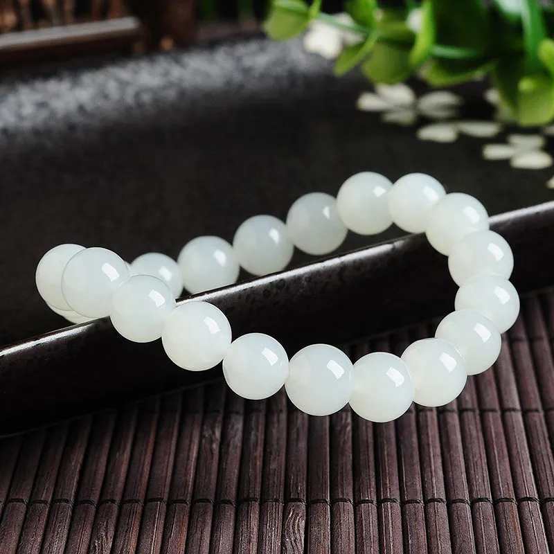 Natural Jade Bracelet Nephrite Bracelet WB22