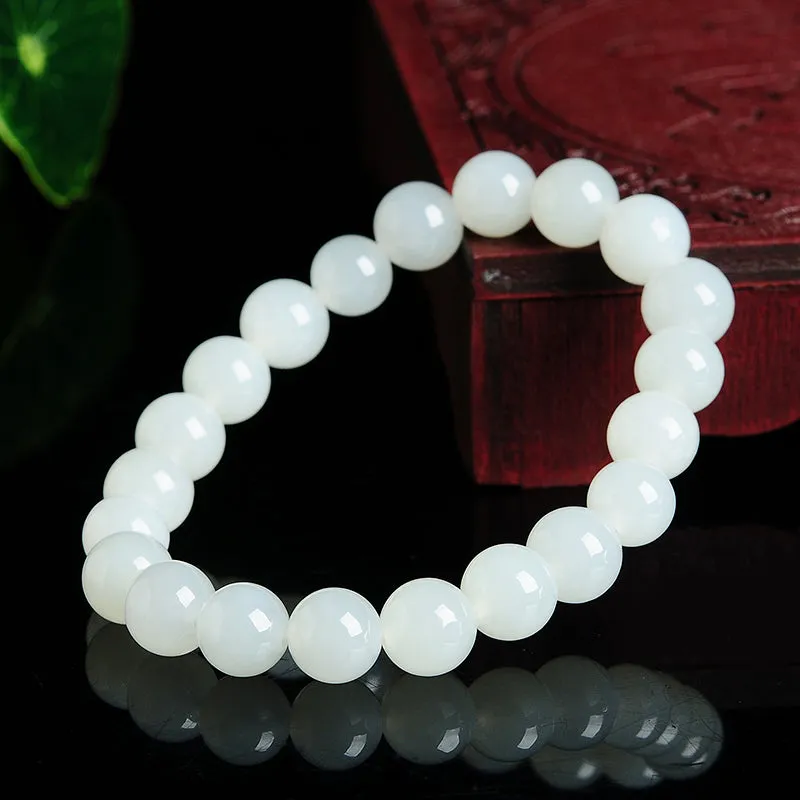 Natural Jade Bracelet Nephrite Bracelet WB22