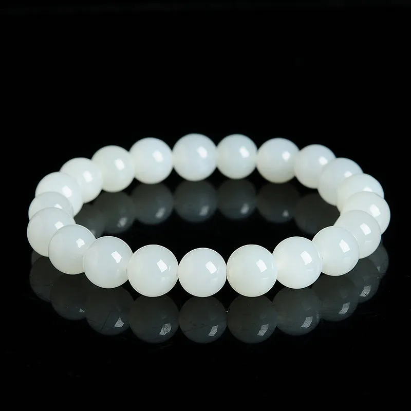 Natural Jade Bracelet Nephrite Bracelet WB22