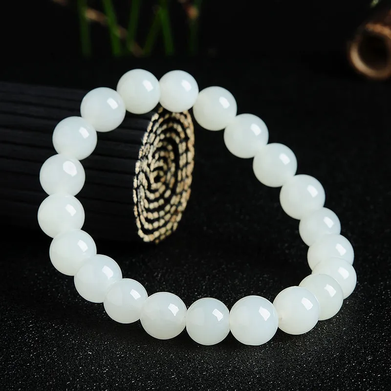 Natural Jade Bracelet Nephrite Bracelet WB22